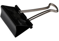 Papierklem MAUL 215 foldback 51mm capaciteit 25mm zwart