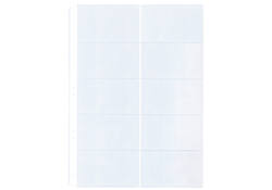 Showtas Kangaro A4 23-gaats PP 0.12mm voor 10 visitekaartjes 10 stuks