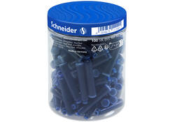 Inktpatroon Schneider din koningsblauw pot à 100 stuks