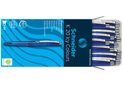 Balpen Schneider K20 Icy Colours medium blauw