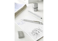 Puntenslijper Faber-Castell 2001 trio grip zilver