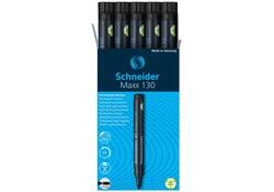 Viltstift Schneider Maxx 130 rond 1-3mm zwart