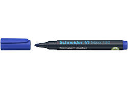 Viltstift Schneider Maxx 130 rond 1-3mm blauw