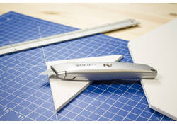 Snijmes Westcott trapezium 18mm met schuifsluiting aluminium
