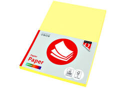 Kopieerpapier Quantore Colour A4 160gr kanariegeel 50 vel