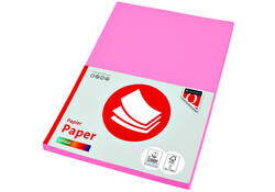 Kopieerpapier Quantore Colour A4 160gr roze 50 vel