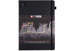 Schets-notitieboek Sakura A4 140gr 80vel zwart