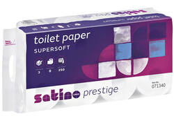 Toiletpapier Satino Prestige 3-laags 250vel wit 071340