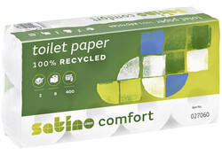 Toiletpapier Satino Comfort MT1 2-laags 400vel wit 027060