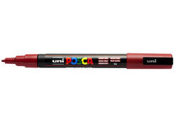 Verfstift Posca PC3M fijn donkerrood