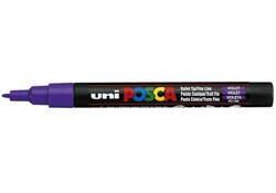 Verfstift Posca PC3M fijn paars