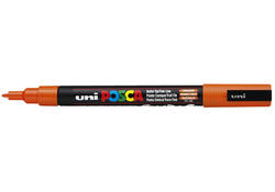 Verfstift Posca PC3M fijn donkeroranje