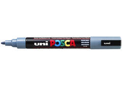 Verfstift Posca PC5M medium leisteengrijs