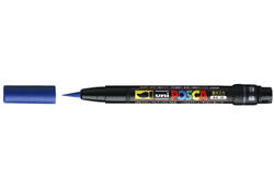 Brushverfstift Posca PCF350 1-10mm donkerblauw