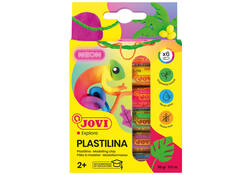 Boetseerklei Jovi plastalina 15gr neon kleuren assorti etui à 6 stuks