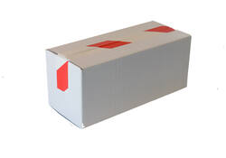 Waarschuwingstape IEZZY 50mmx66m rood/wit