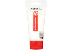 Acrylverf Talens Art Creation 105 titaanwit tube à 75ml