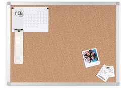 Prikbord Quantore 60x45cm kurk