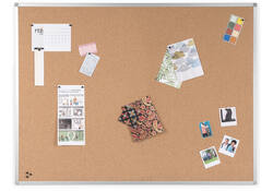 Prikbord Quantore 120x90cm kurk