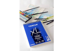 Aquarelblok Canson XL A5 15V 300gr spiraal