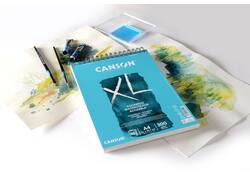 Aquarelblok Canson XL Aquarelle A5 20V 300gr spiraal