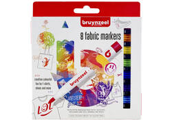 Viltstift Bruynzeel textiel assorti