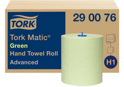Handdoekrol Tork Matic H1 Advanced 2-laags 150m groen 290076