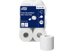 Toiletpapier Tork T9 Advanced SmartOne 2-laags 112m wit 472193