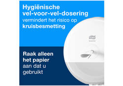 Toiletpapier Tork T9 Advanced SmartOne 2-laags 112m wit 472193