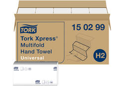Handdoek Tork Xpress Basis H2 multifold universal 2-laags wit 150299