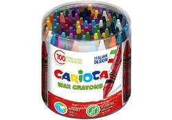 Waskrijt Carioca Maxi pot á 100 stuks assorti