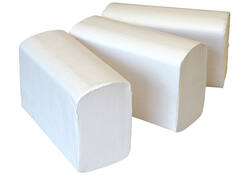 Handdoek Cleaninq H2 i-vouw 2-laags 203x320mm 25x120 vel wit