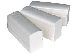 Handdoek Cleaninq H2 i-vouw 2-laags 206x240mm 25x150 vel wit