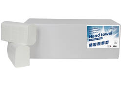 Handdoek Cleaninq H2 i-vouw 2-laags 206x240mm 25x150 vel wit