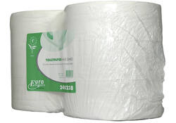 Toiletpapier Euro Products P4 maxi jumbo 2l recycled 380m wit 240238