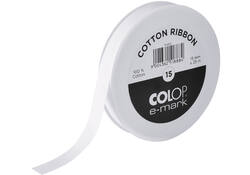 Lint Colop E-Mark 15mmx25m wit