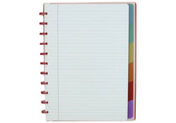 Schrift Atoma A4+ lijn 120blz 90gr PP transparant assorti