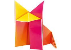 Vouwblaadjes Folia 100gr 15x15cm 100 vel regenboog
