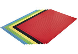 Vlechtpapier Folia 130gr 35x50cm 10 vel assorti kleuren