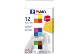 Klei Fimo soft colour pak à 12 basis kleuren