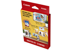 Fotopapier Canon creatieve kit met 3 soorten papier