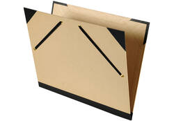 Tekenmap Canson 52x72cm kraft sluiting met elastieken