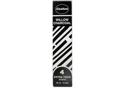 Houtskool Coates 12-14mm doos à 4 stuks
