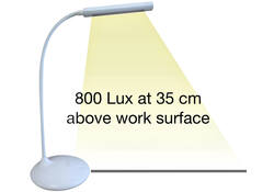 Bureaulamp Unilux Nelly led wit