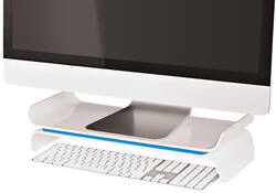 Monitorstandaard Leitz WOW Ergo verstelbaar blauw