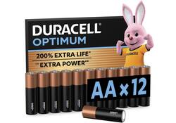 Batterij Duracell Optimum 200% 12xAA