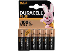 Batterij Duracell Plus 6xAA