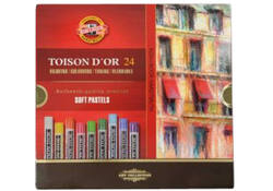 Pastelkrijt Koh-I-Noor Toison 8514 rond 24 stuks assorti