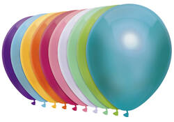 Ballon Haza uni 30cm 50 stuks metallic assorti