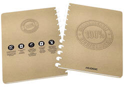 Schrift Adoc BIO A4 lijn 144 pagina's 90gr kraft